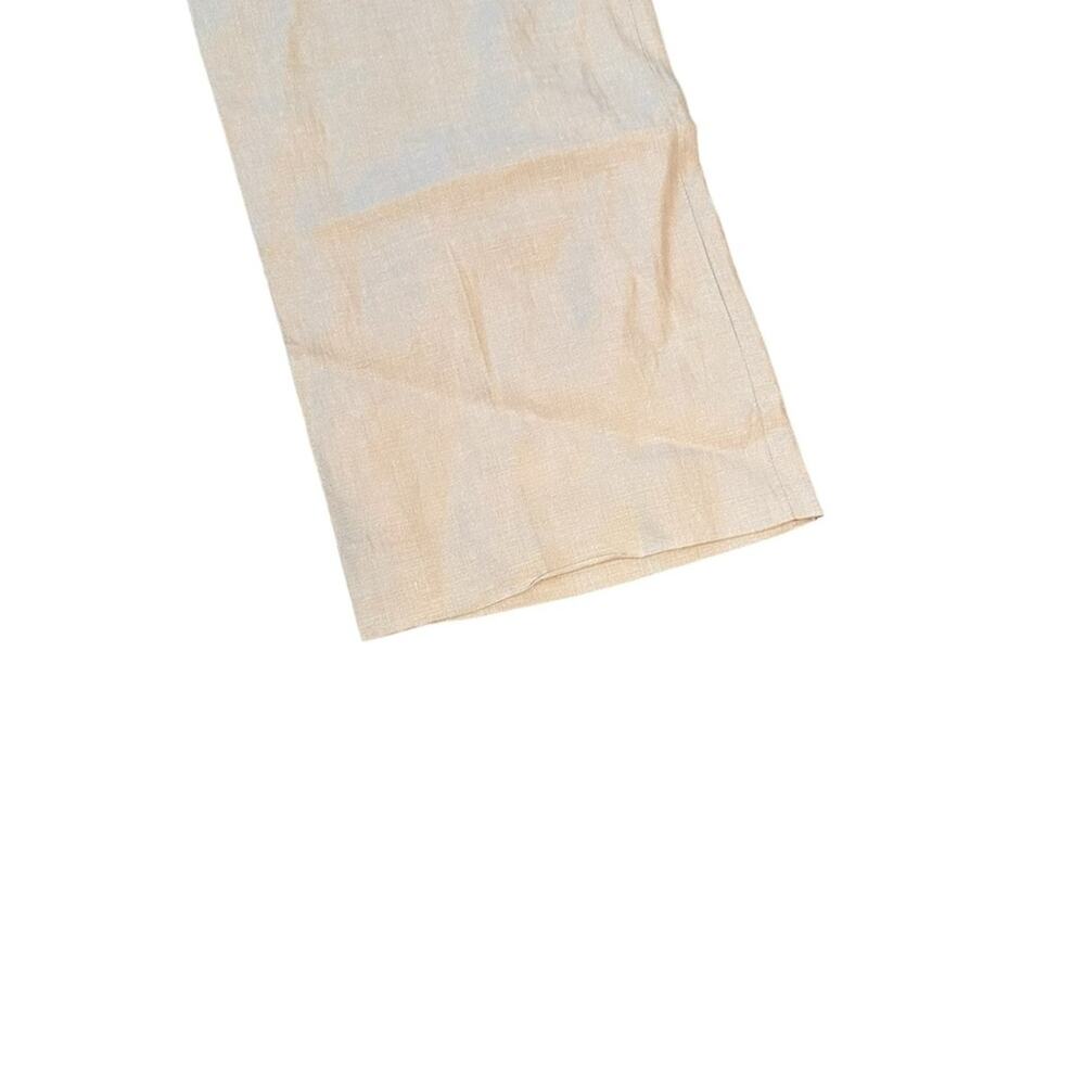Brooks Brothers Beige Caroline Fit Wide leg Linen Pants EUC - Picture 7 of 12